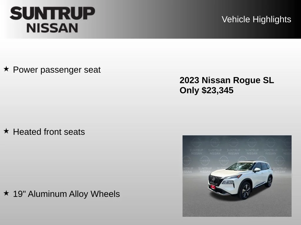 Used 2023 White Nissan SL image 24