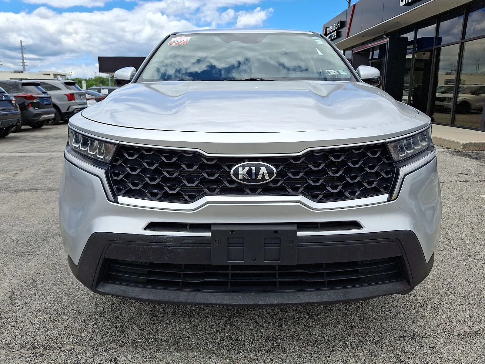 Used 2021 Silver Kia LX image 2