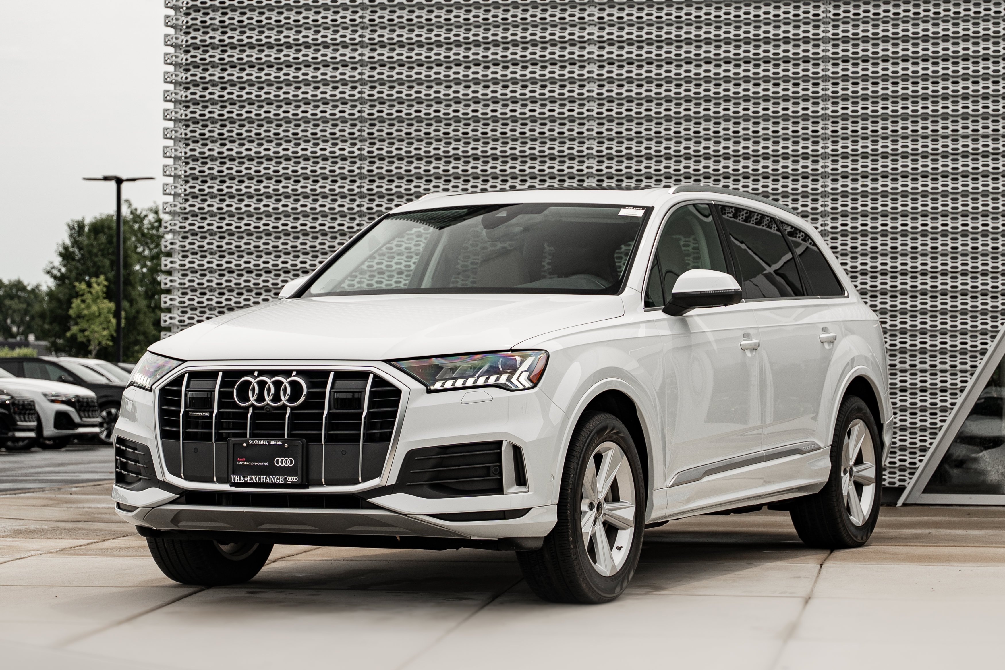 Certified Used 2023 Glacier White Metallic Audi Premium Plus image 7