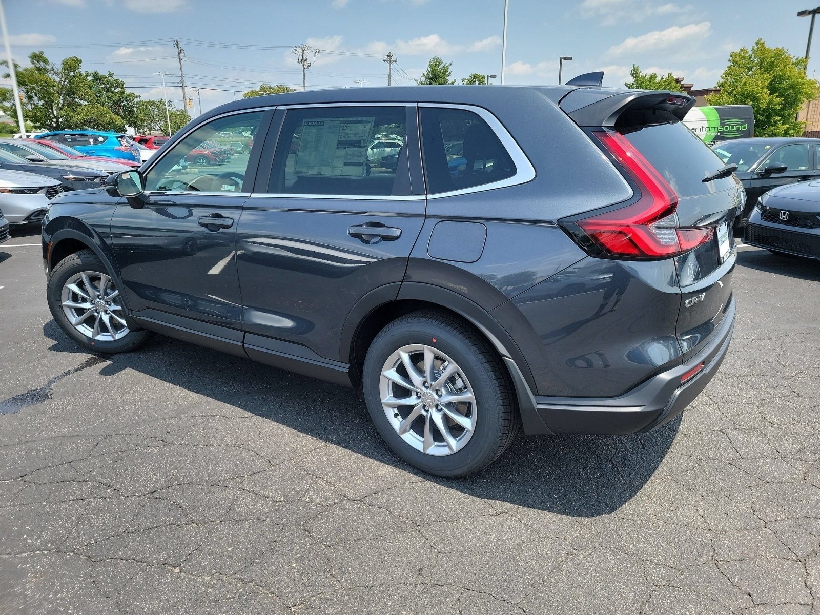 New 2026 Meteorite Gray Metallic Honda EX image 17