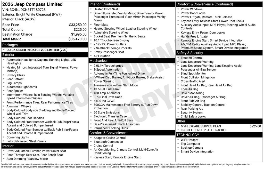 New 2026 Bright White Clear-Coat Exterior Paint Jeep Limited image 27
