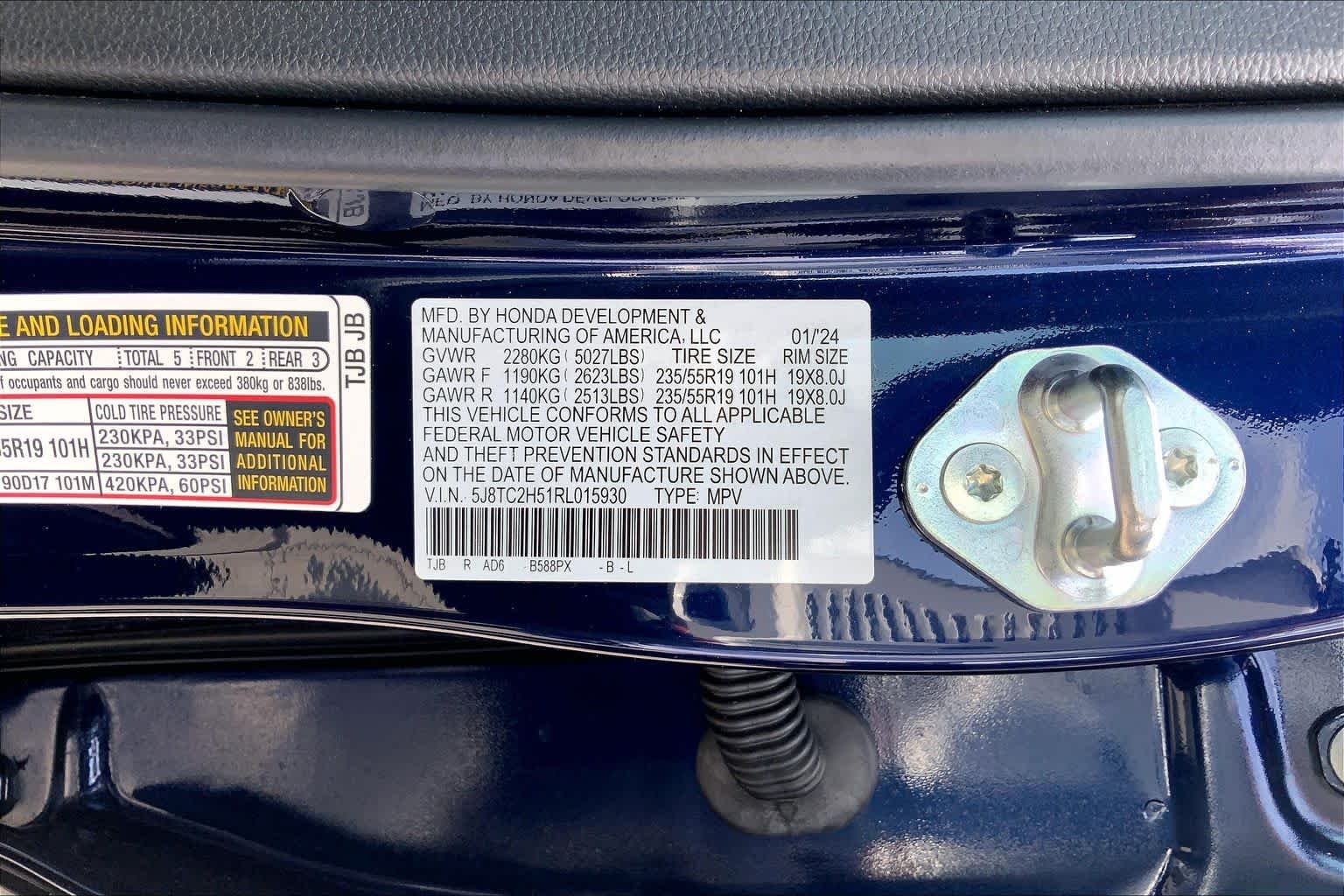 Certified Used 2024 Fathom Blue Pearl Acura w/Technology Package image 36