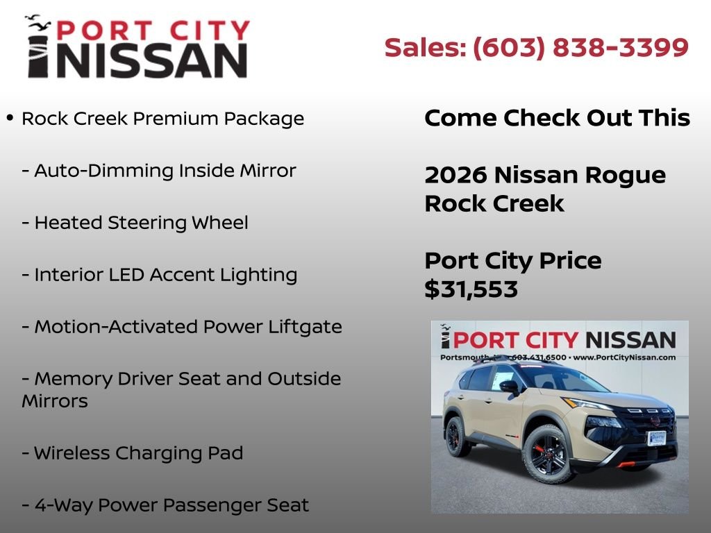 New 2026 Baja Storm Metallic Nissan Rock Creek® image 9