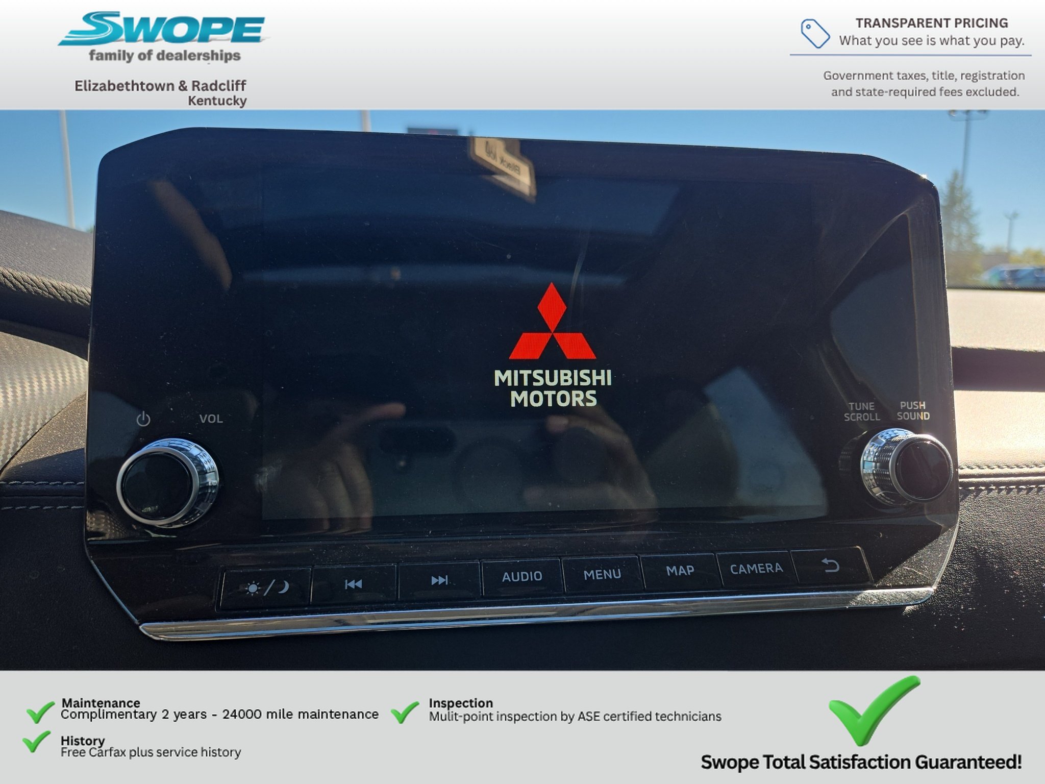 Used 2024 White Diamond Mitsubishi SE image 23