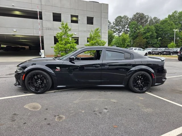 Used 2021 Black Dodge R/T Scat Pack Widebody image 4
