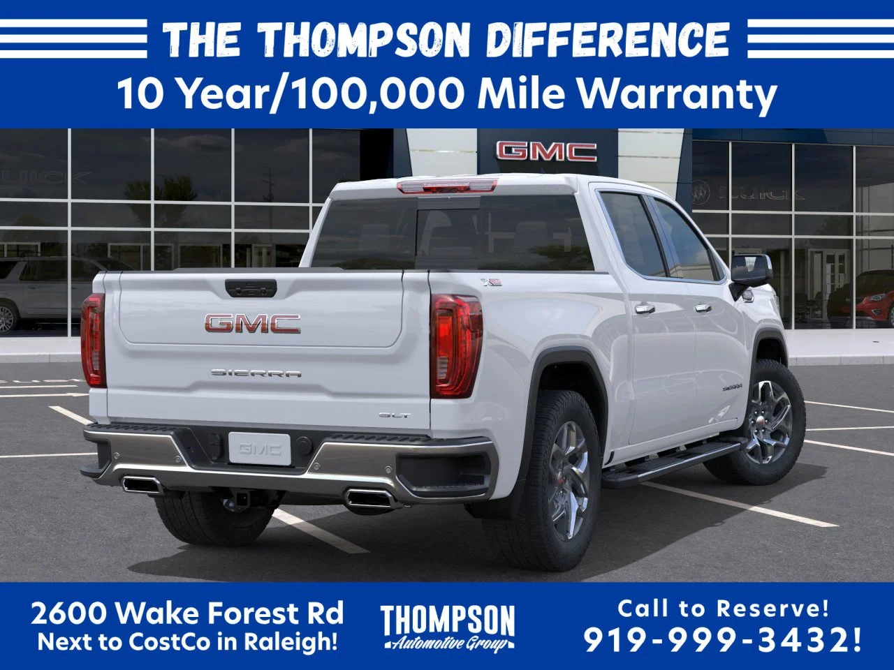 New 2026 Glacier White Tricoat GMC SLT image 7