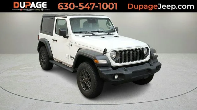 New 2026 Bright White Clearcoat Jeep Sport S video 1