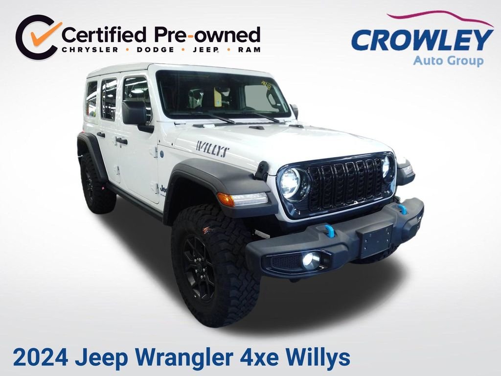 Used 2024 White Jeep Willys 4xe image 1