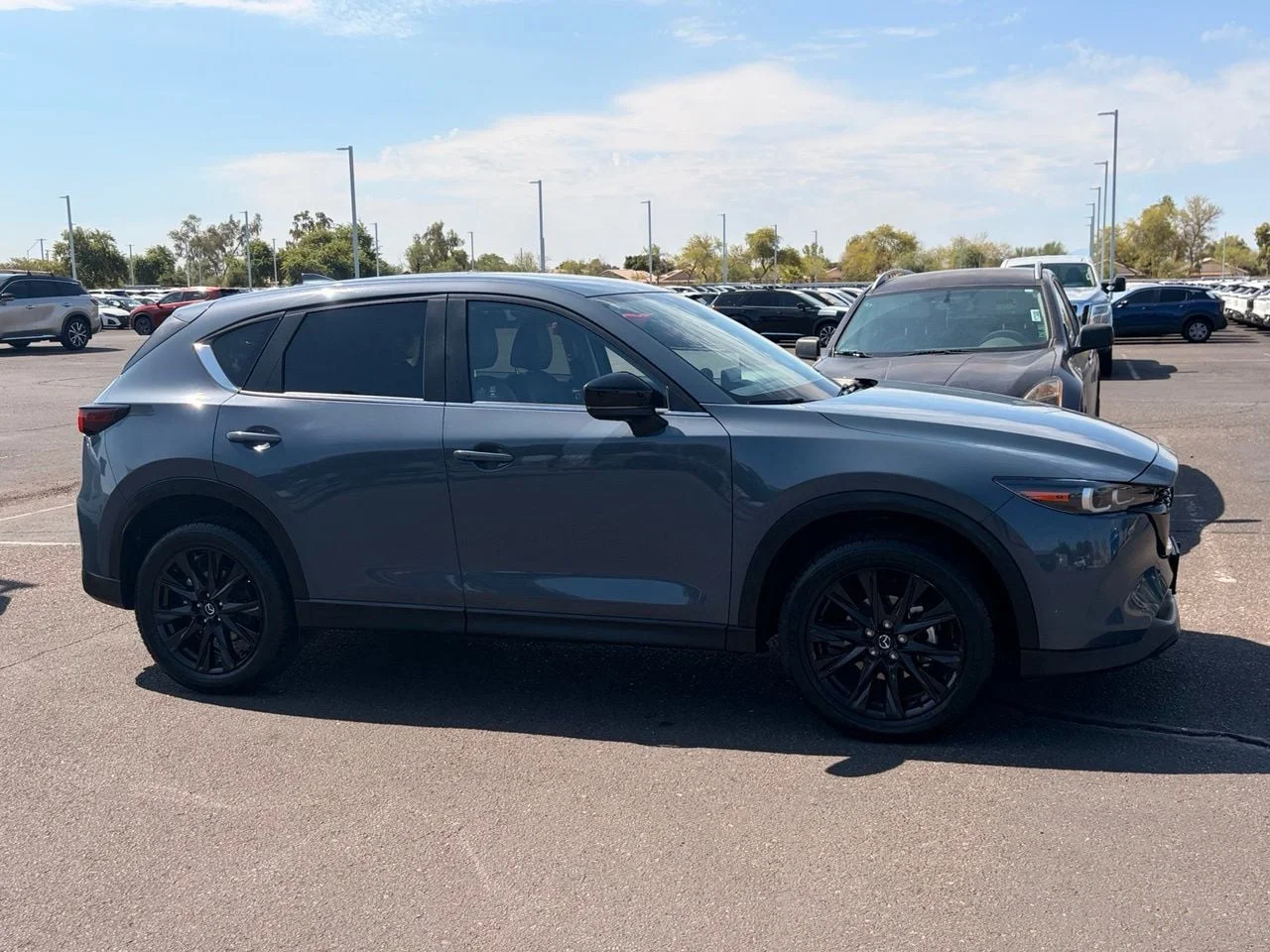 Used 2024 Polymetal Gray Metallic Mazda 2.5 S Carbon Edition image 5