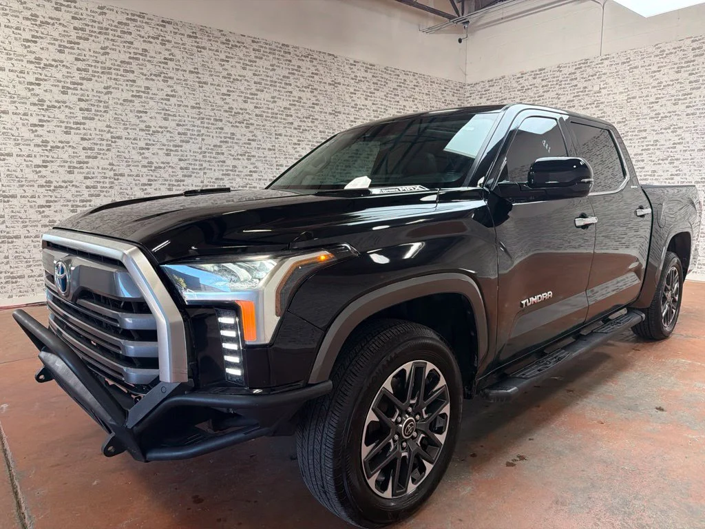Used 2022 Midnight Black Metallic Toyota Limited image 3