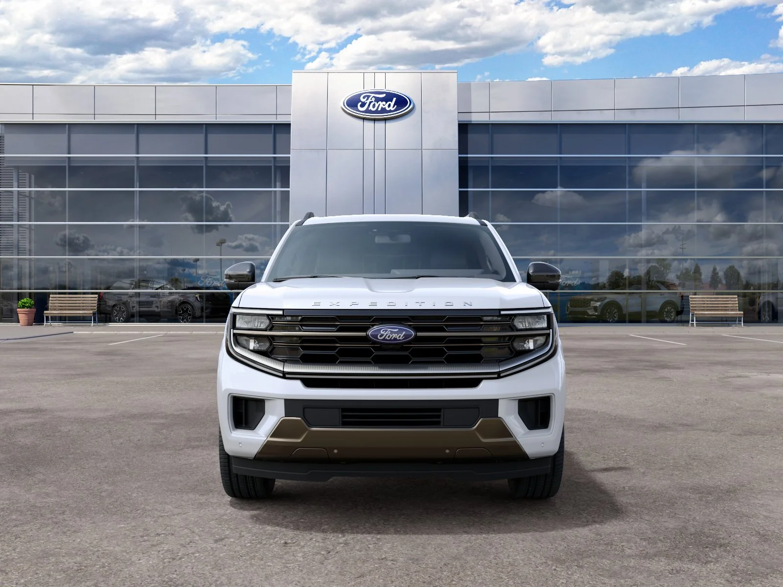 New 2027 Star White Metallic Tri-Coat Ford King Ranch image 38