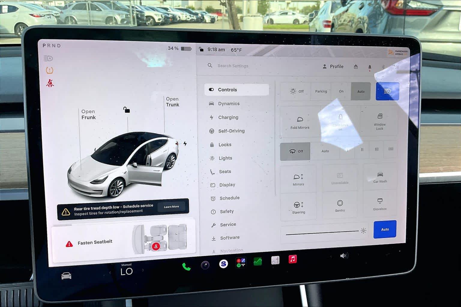 Used 2020 Pearl White Multi-Coat Tesla Standard Range image 31