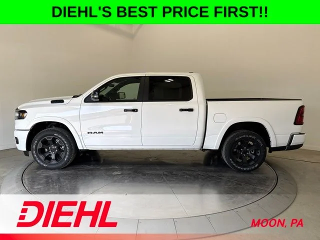 New 2026 Bright White Clear-Coat Exterior Paint RAM Big Horn/Lone Star image 4