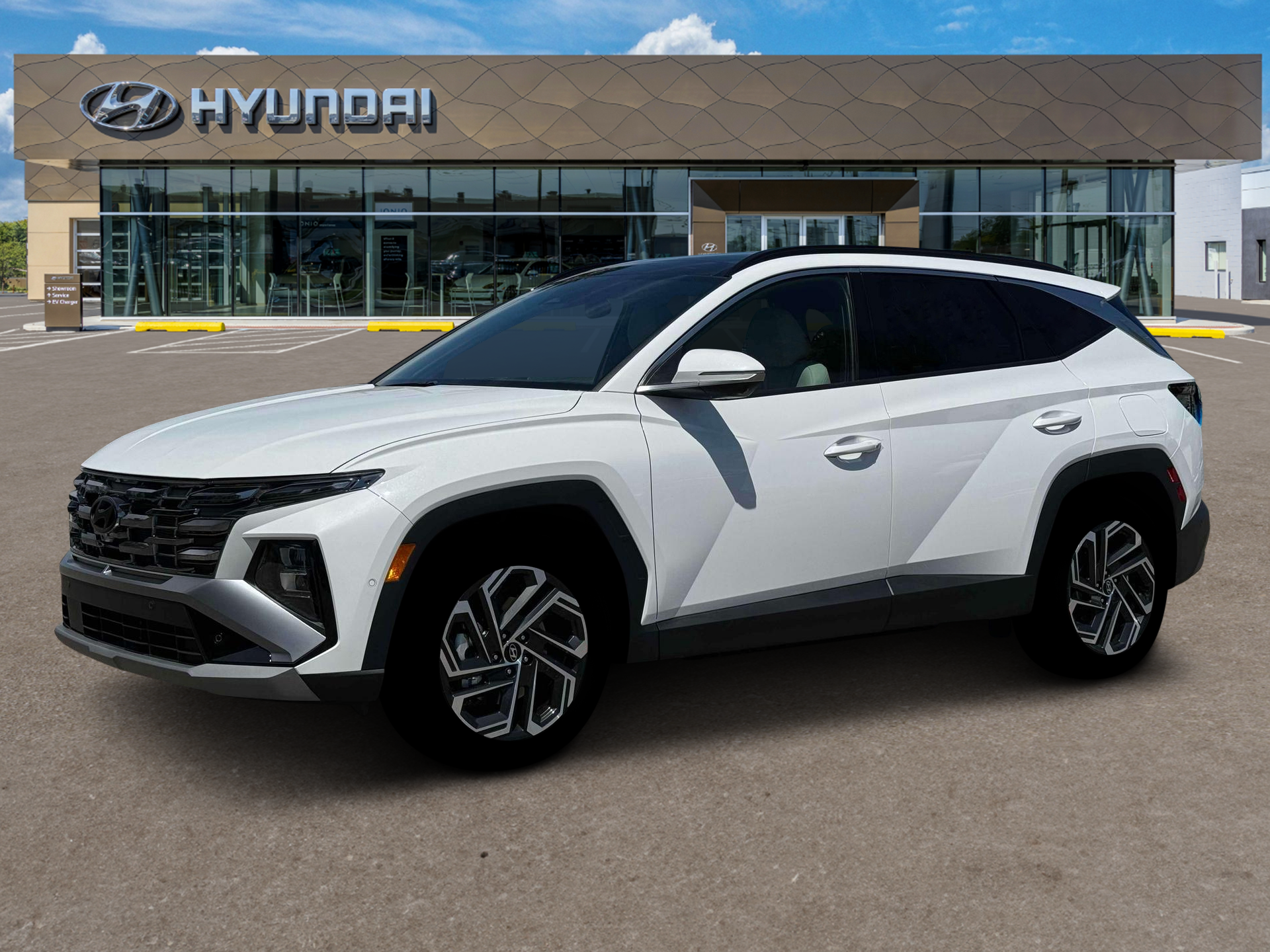 New 2026 Serenity White Pearl Hyundai Limited AWD image 2