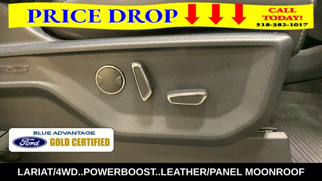 Certified Used 2025 White Metallic Ford Lariat image 14