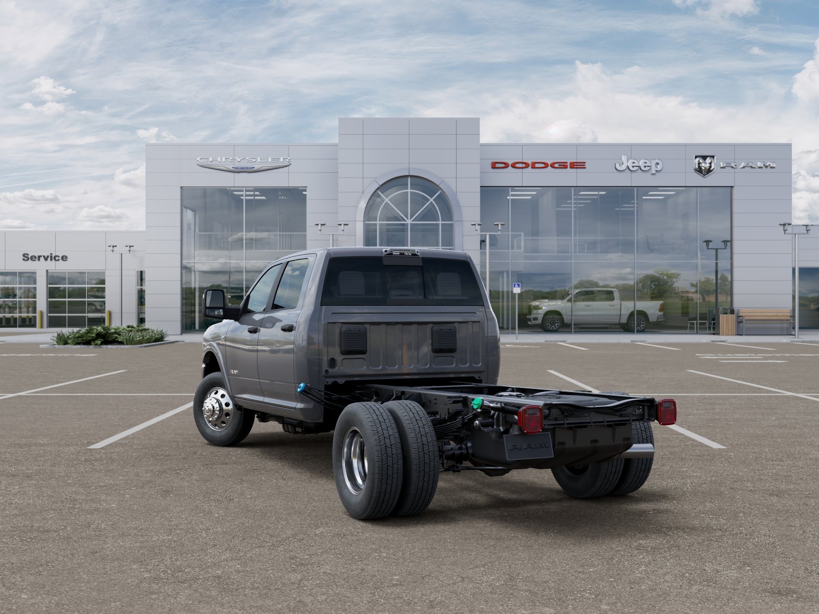 New 2026 Ceramic Gray Clear-Coat Exterior Paint RAM Tradesman image 35