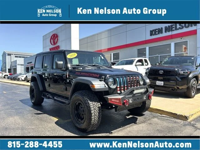 Used 2019 Black Jeep Unlimited Rubicon image 1