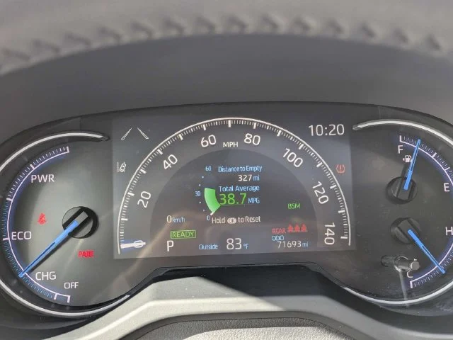 Used 2021 Blue Print/midn Toyota Hybrid XSE image 31