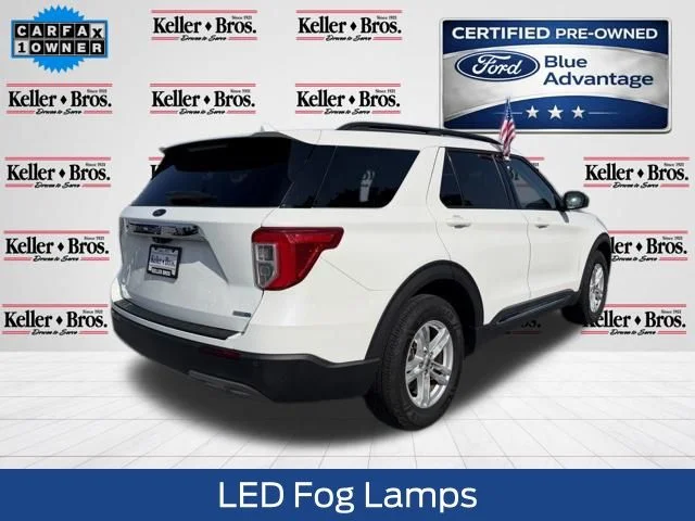 Certified Used 2020 White Metallic Ford XLT image 7