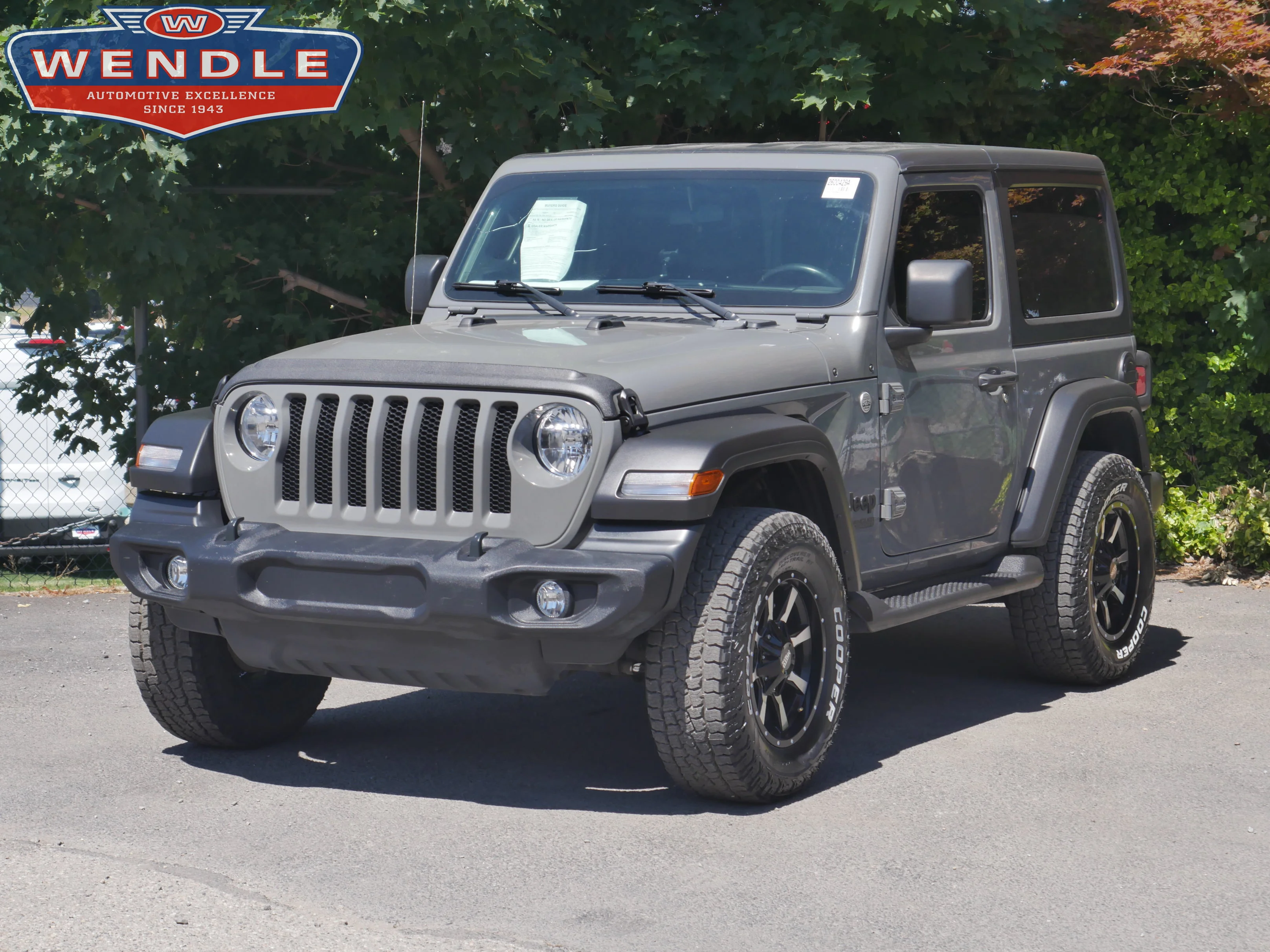 Certified Used 2021 Sting-Gray Clearcoat Jeep Sport S image 1