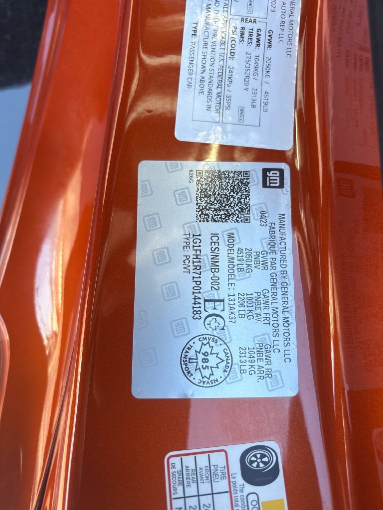 Used 2023 Orange Chevrolet SS image 22