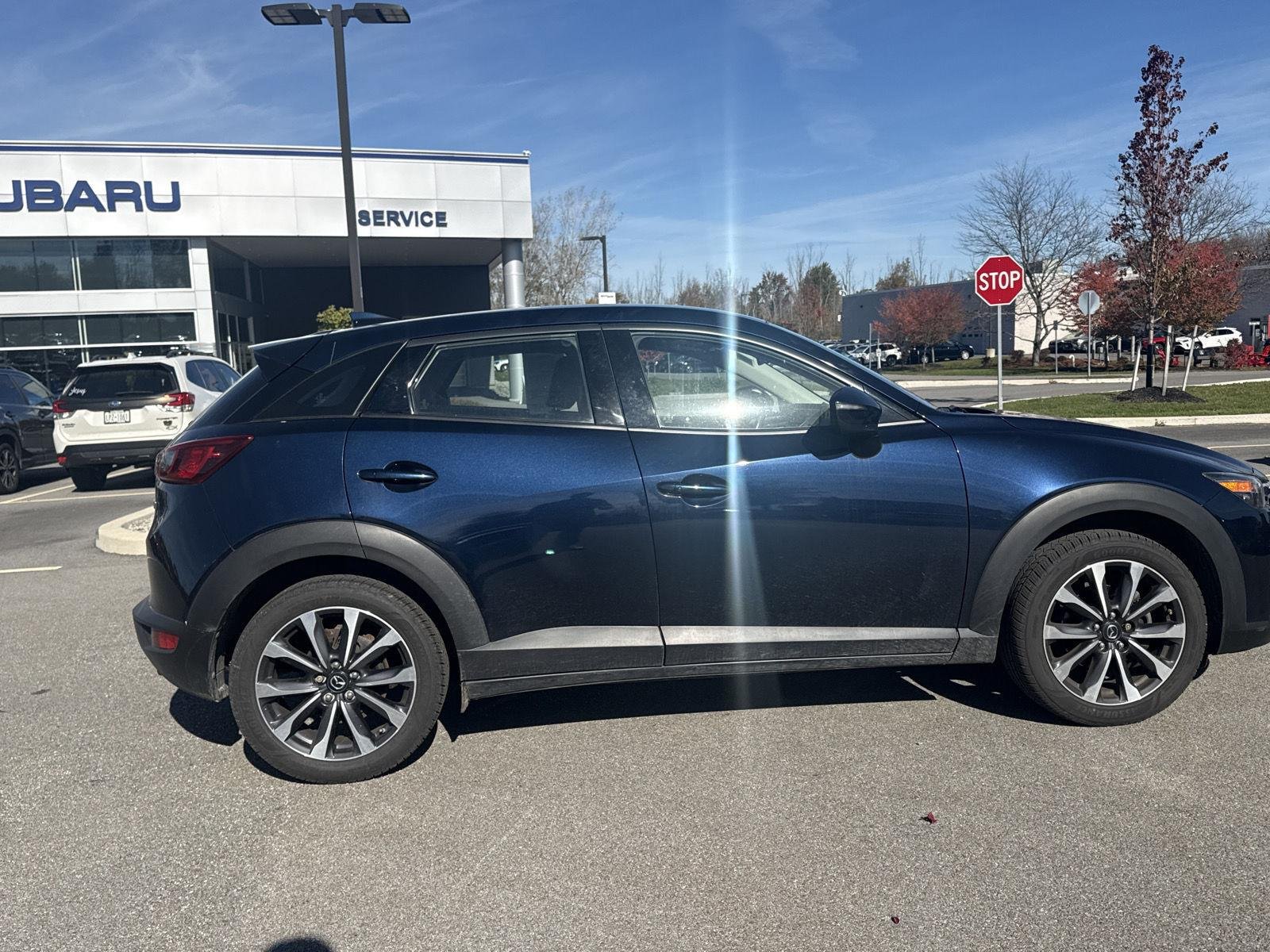 Used 2019 Deep Crystal Blue Mica Mazda Touring image 10