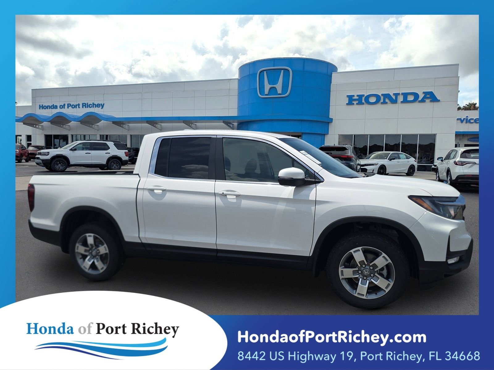 New 2026 Platinum White Pearl Honda RTL image 1