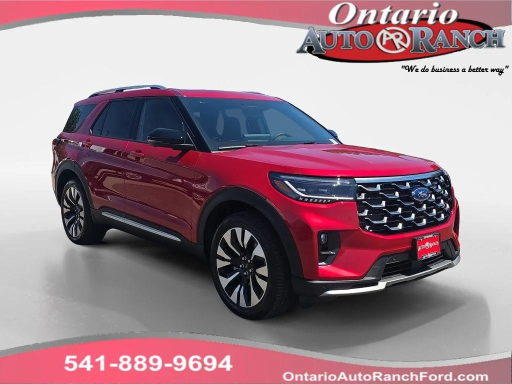 New 2026 Rapid Red Metallic Tinted Clearcoat Ford Platinum image 1