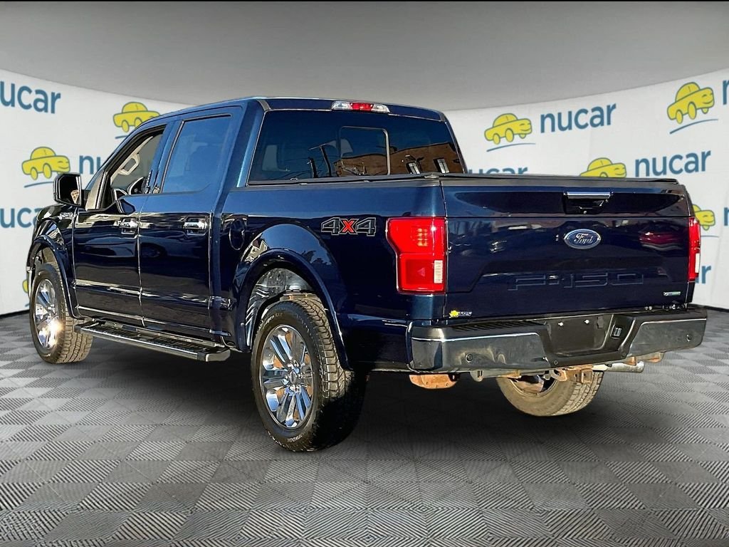 Used 2020 Blue Ford Lariat image 4