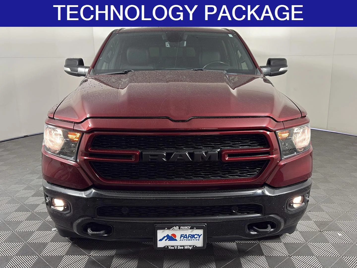 Used 2022 Delmonico Red Pearlcoat Ram Lone Star image 4