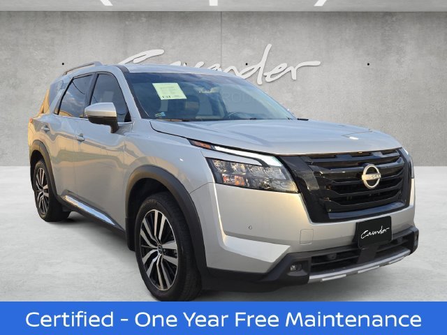 Certified Used 2025 Silver Nissan Platinum image 2