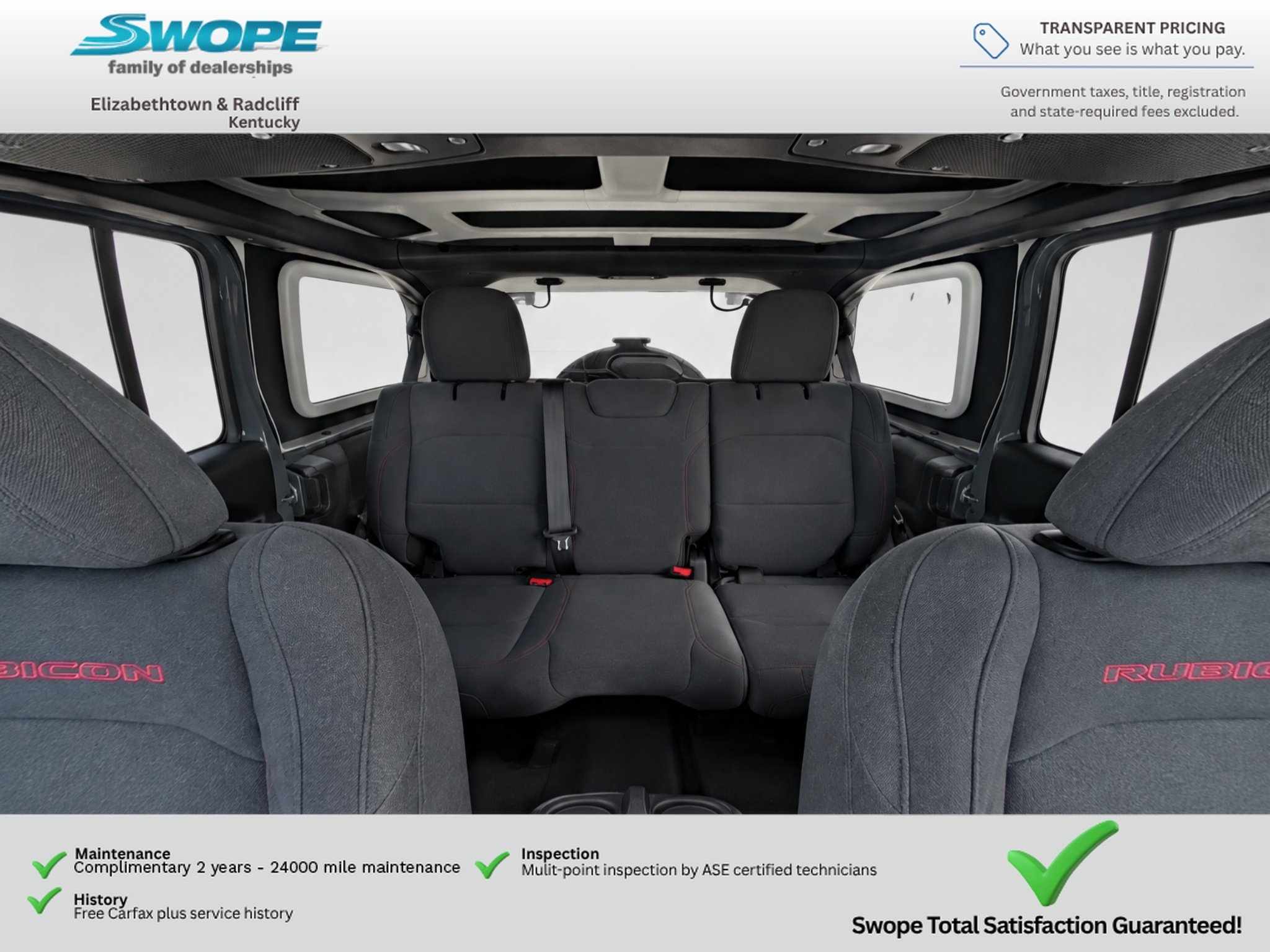 Used 2024 Anvil Clear Coat Jeep Rubicon image 13
