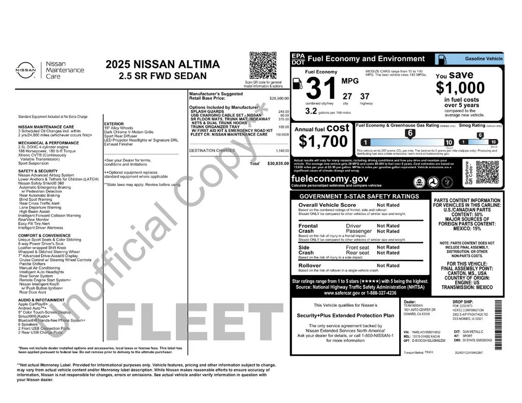 Used 2025 Gray Nissan 2.5 SR image 53