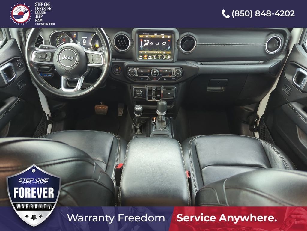 Used 2022 White Jeep Unlimited Sahara 4xe image 14