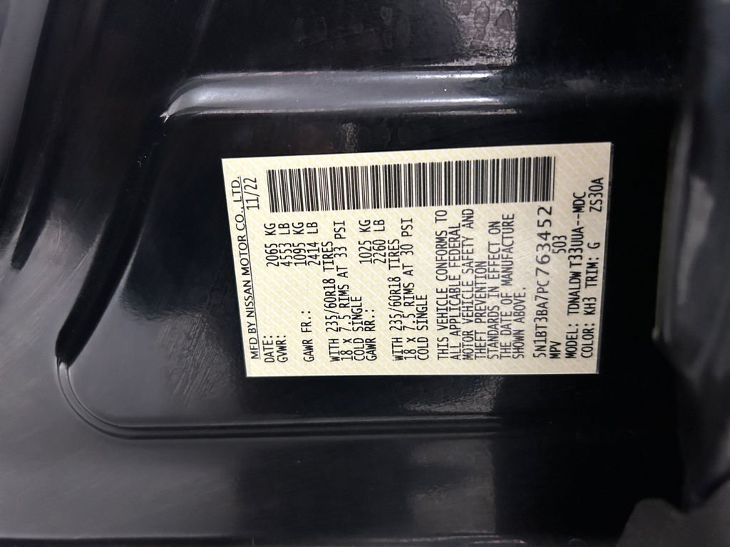 Used 2023 Black Nissan SV image 20