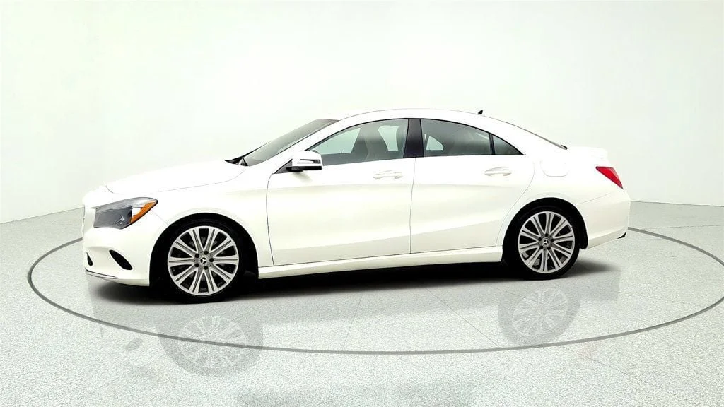 Used 2018 Polar White Mercedes-Benz CLA 250 Coupe w/ Blind Spot Assist, KEYLESS GO & 18