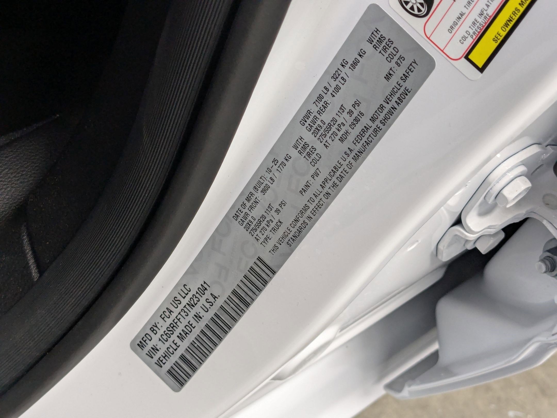 New 2026 Bright White Clearcoat RAM Big Horn image 17