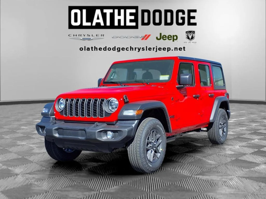 New 2026 Firecracker Red Clear-Coat Exterior Paint Jeep Sport image 1