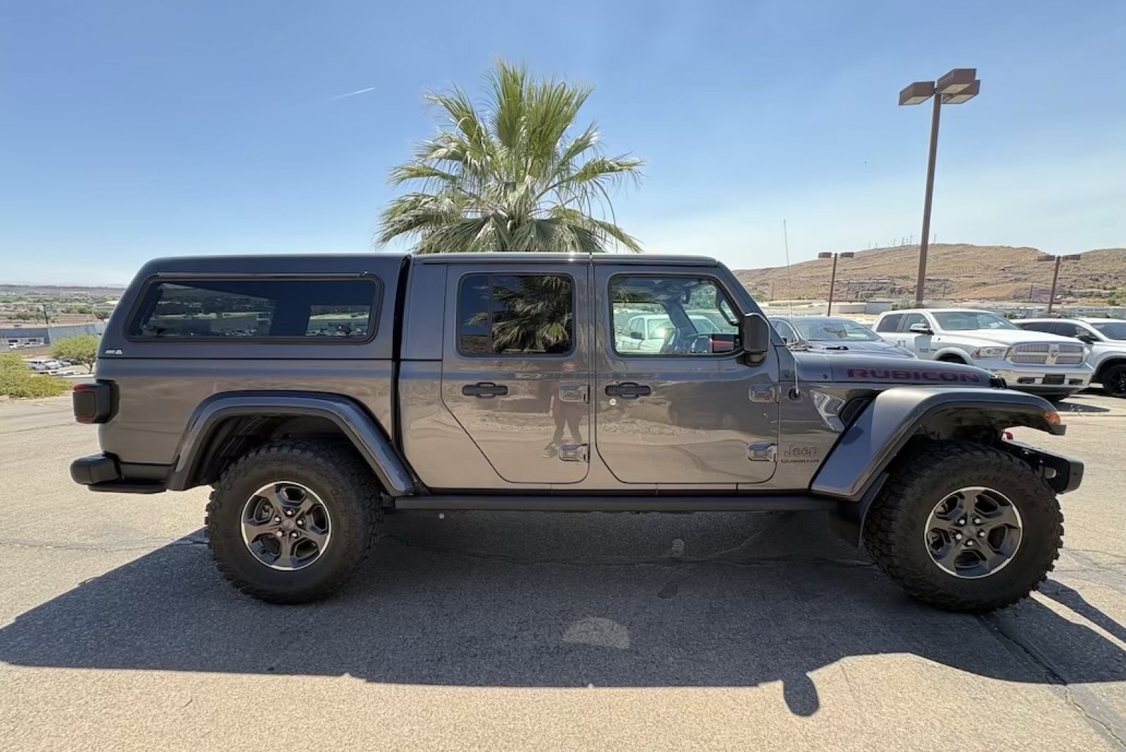 Used 2021 Granite Crystal Metallic Clearcoat Jeep Rubicon image 7
