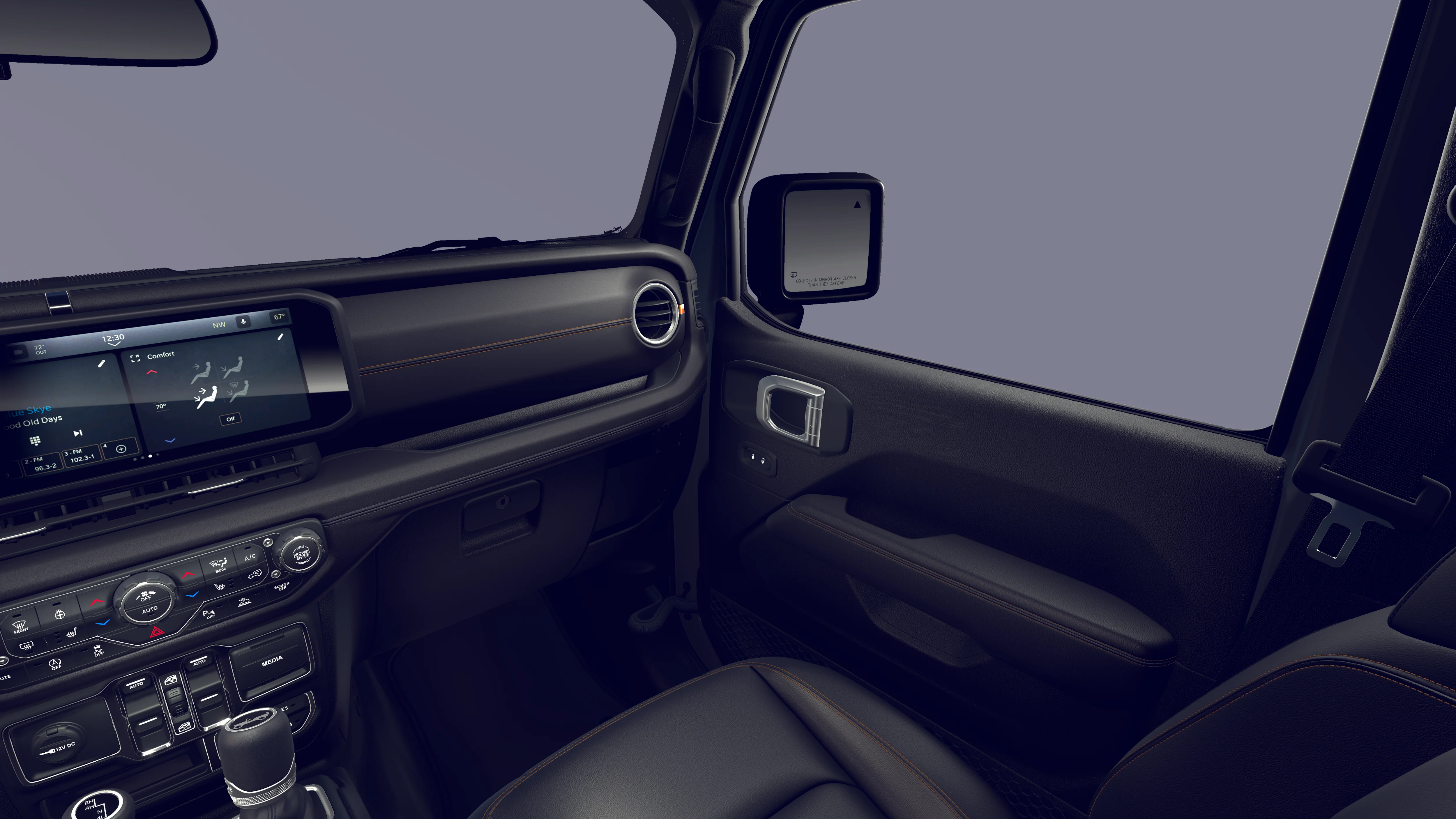 New 2026 Bright White Clear-Coat Exterior Paint Jeep Sahara image 7