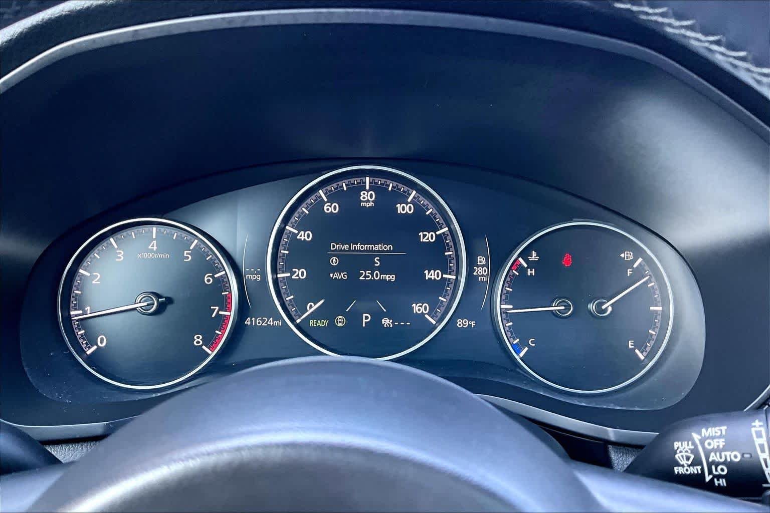 Used 2025 Jet Black Mica Mazda Preferred Package image 26