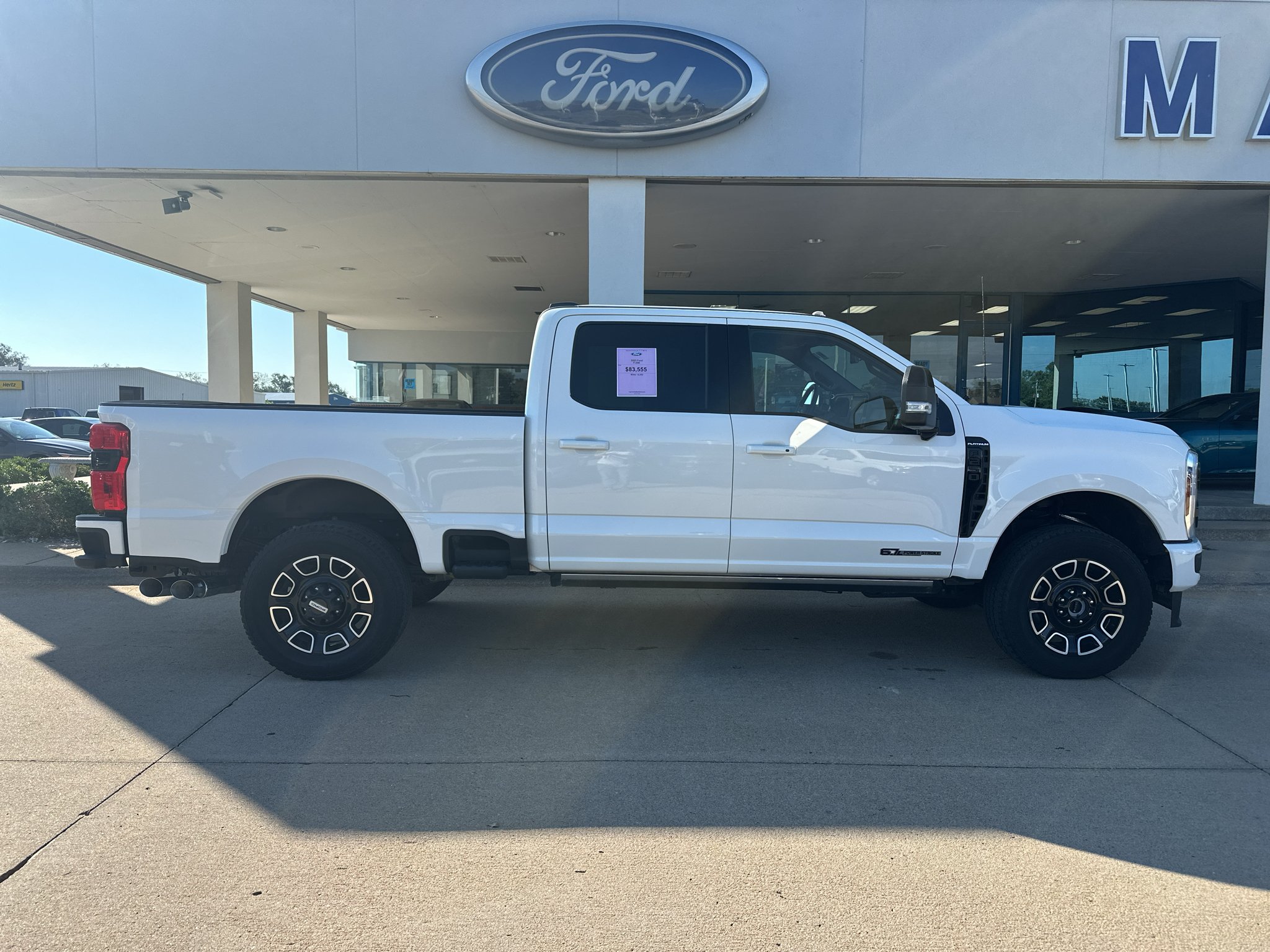 Used 2025 Star White Metallic Tri-Coat Ford Platinum image 9