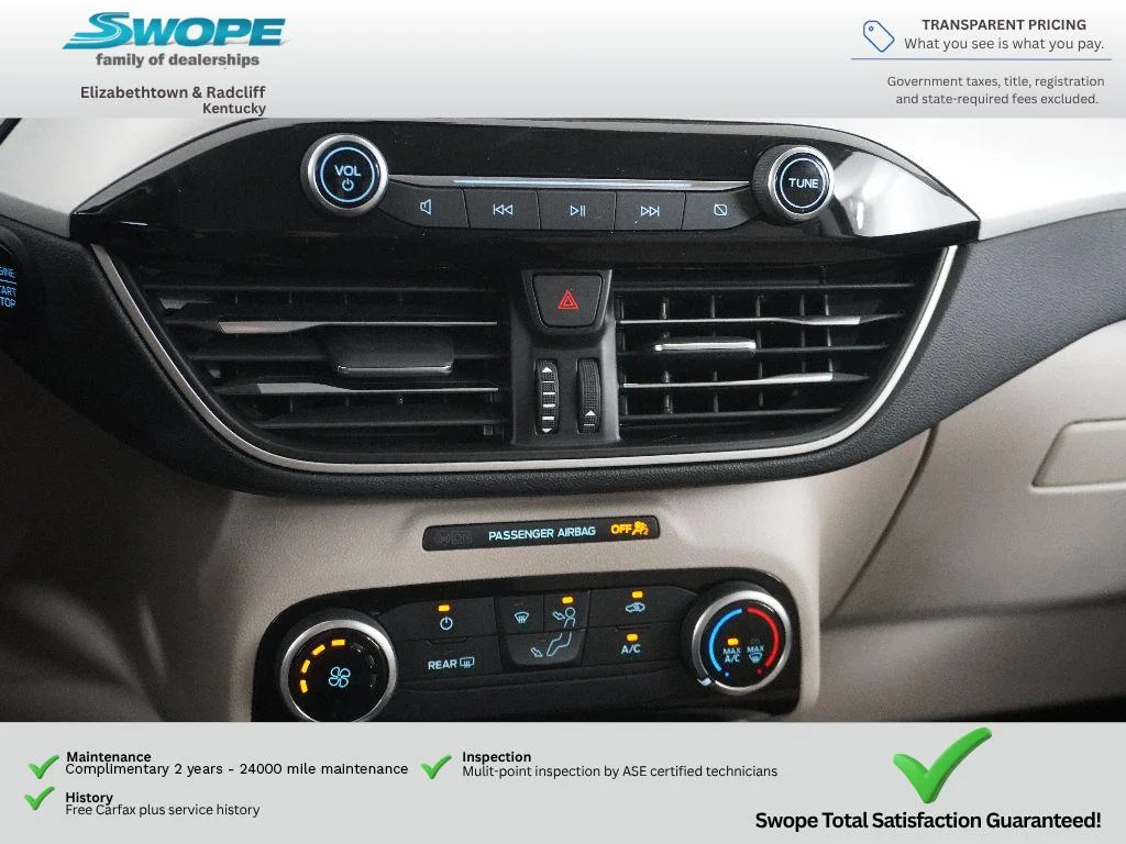 Certified Used 2022 Carbonized Gray Metallic Ford SE image 22