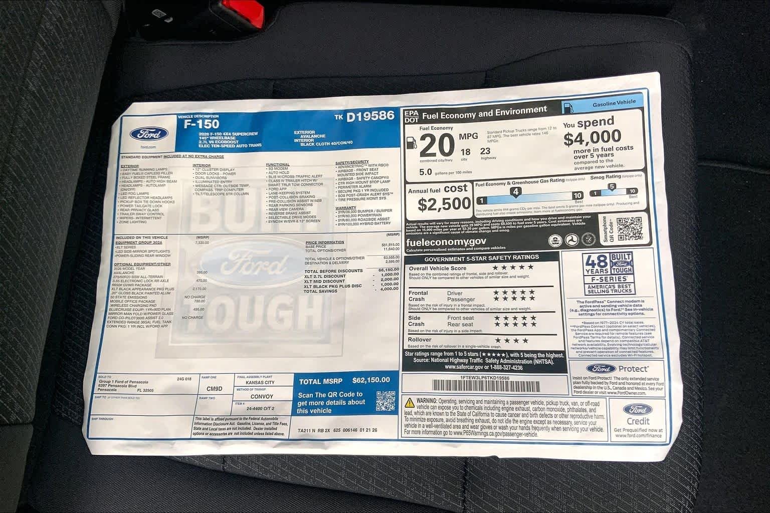 New 2026 Avalanche Ford XLT image 18