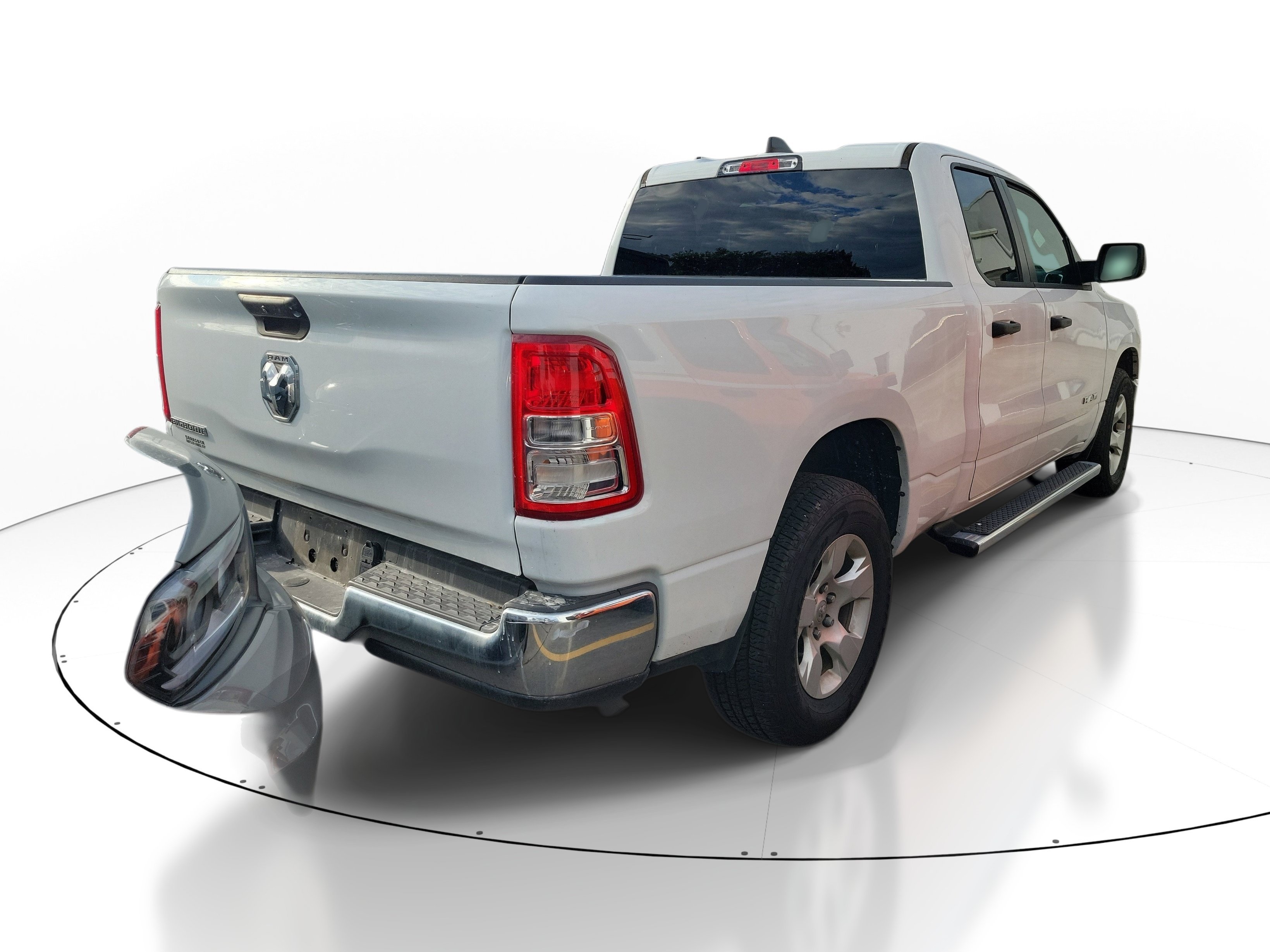 Used 2024 Bright White Clearcoat Ram Big Horn image 5