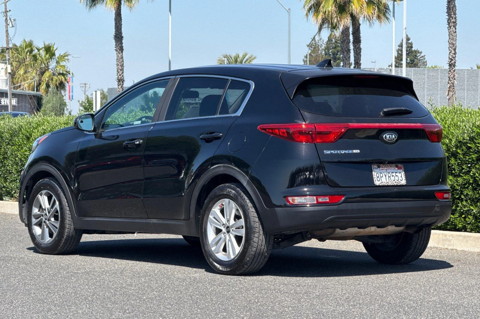 Used 2019 Black Cherry Kia LX image 6