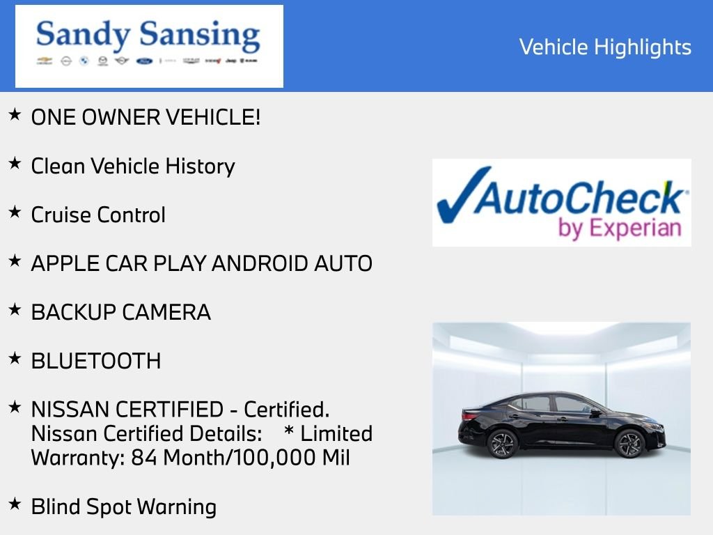 Used 2025 Super Black Nissan SV image 8