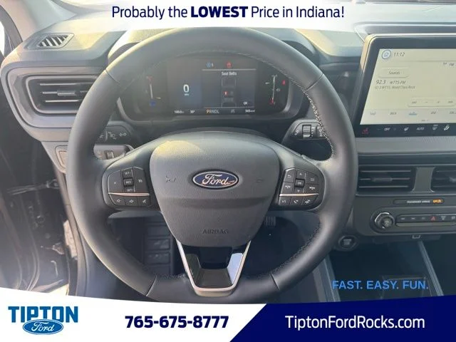 New 2025 Shadow Black Ford XLT image 8