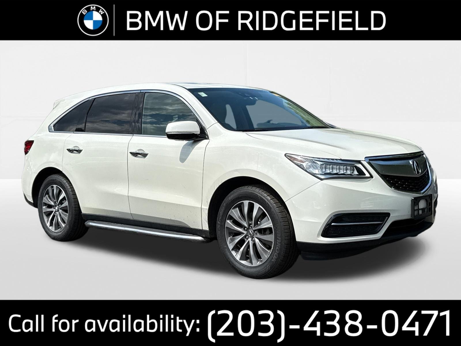 Used 2016 White Diamond Pearl Acura w/Tech image 1