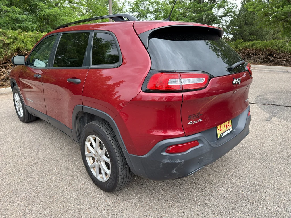 Used 2017 Deep Cherry Red Crystal Pearlcoat Jeep Sport image 17